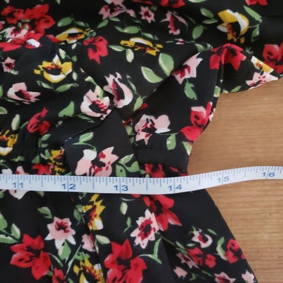 Dex NWT Xsmall Small Medium Long Sleeve Floral Print Faux Wrap Maxi Dress - Picture 13 of 16